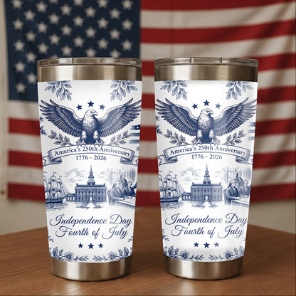 Patriotic Semiquincentennial 1776-2026 Tumbler - 250 Years Anniversary 20oz Tumbler