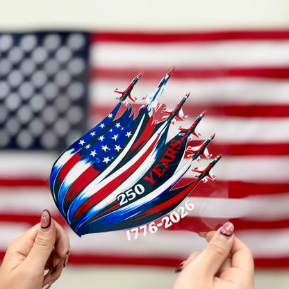 🔥 LIMITED TIME OFFER - American Eagle We The People 1776 250th Anniversary High Quality UV DTF 3D Decal