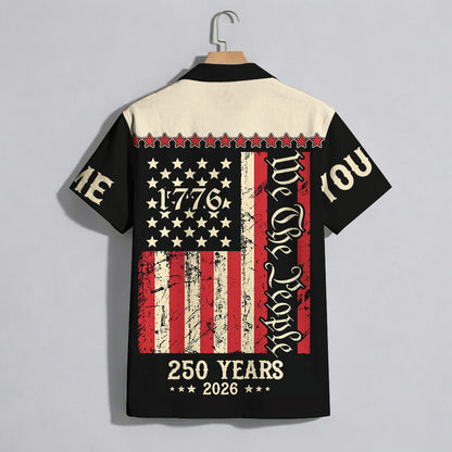 Personalized We The People 250 Years Liberty Bell - USA 250th Anniversary Hawaiian Shirt