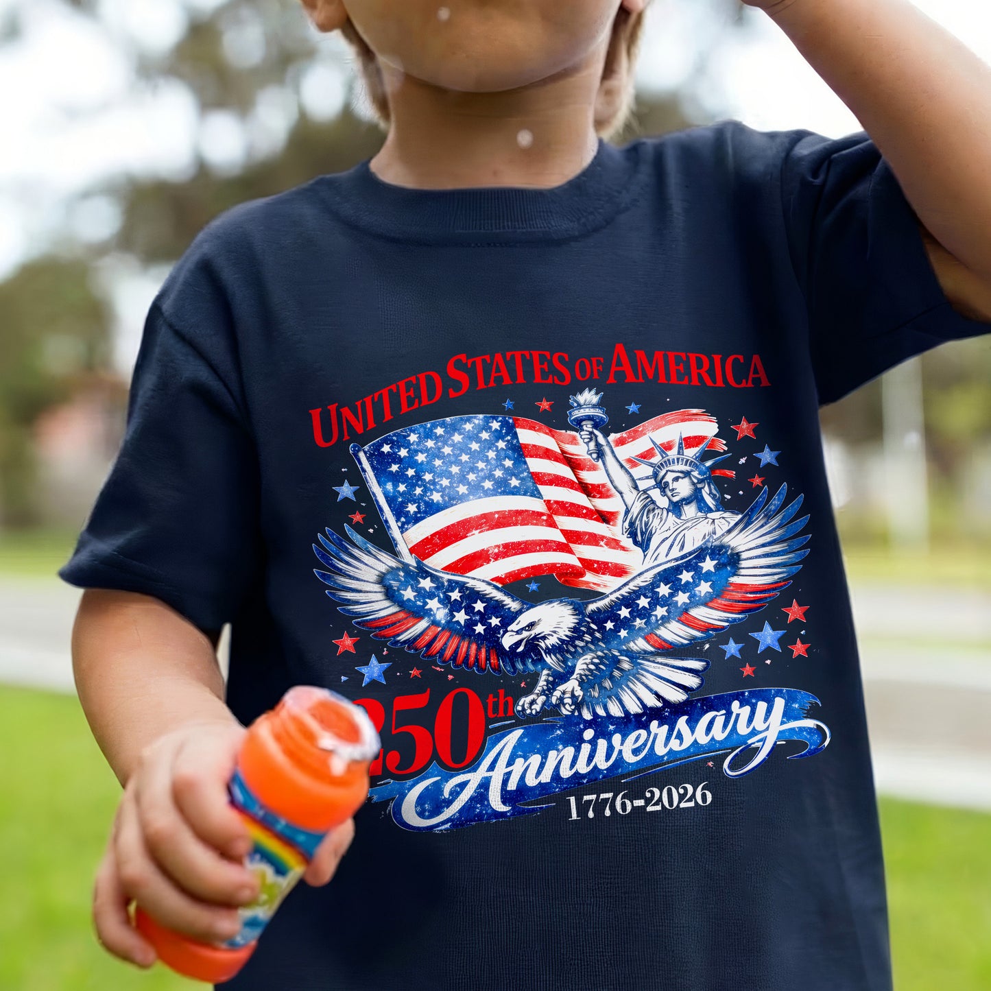 American 250th Anniversary Unisex Shirt - Patriotic USA Flag Eagle Tee 1776 2026 July 4th Gift