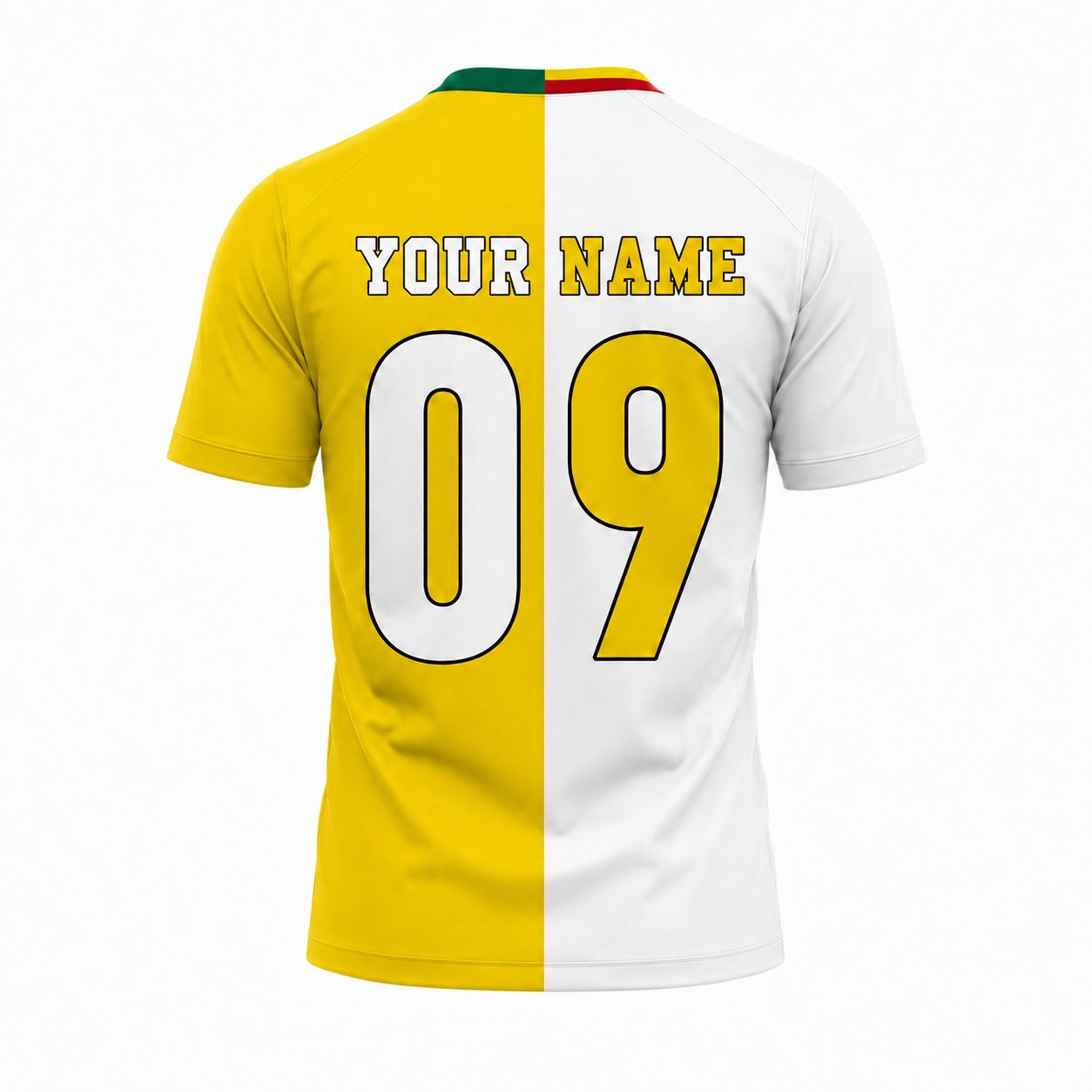 Personalized Half & Half Argentina USA Split Soccer Jersey