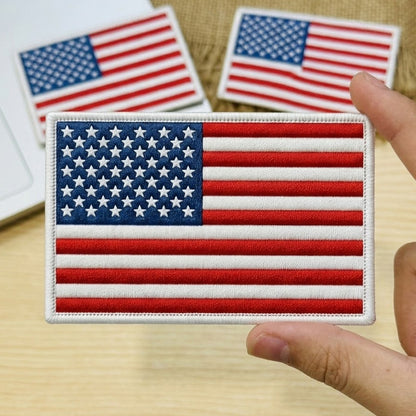 250th Anniversary Patriotic Embroidered Patch American Flag USA Patch 1776-2026