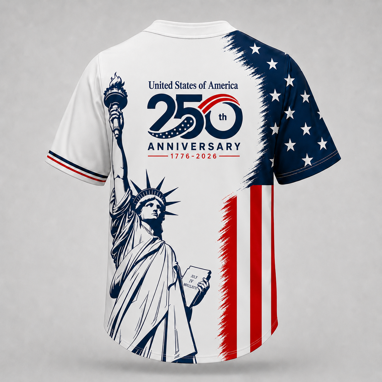 American Freedom Eagle - USA 250th Anniversary Baseball Jersey
