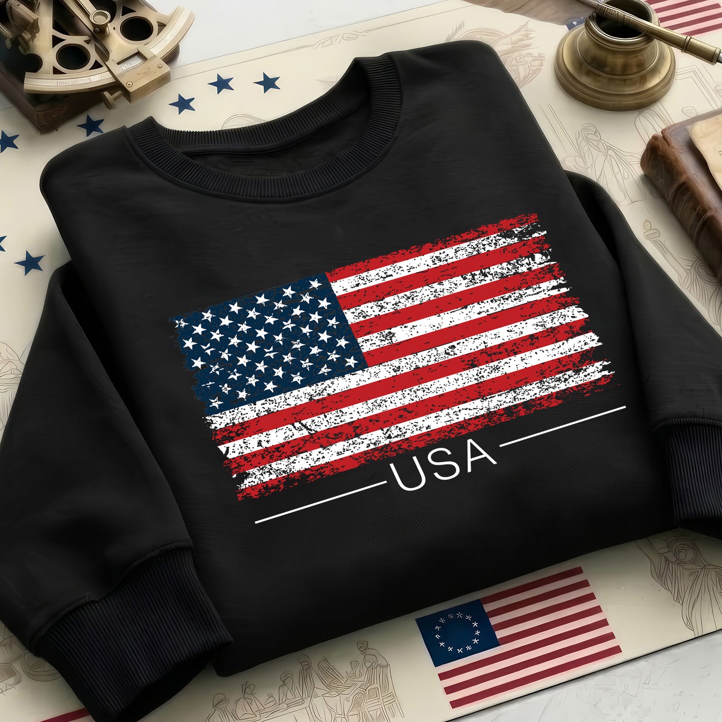 America 250th Anniversary Unisex Shirt 1776–2026, Vintage USA Flag Patriotic