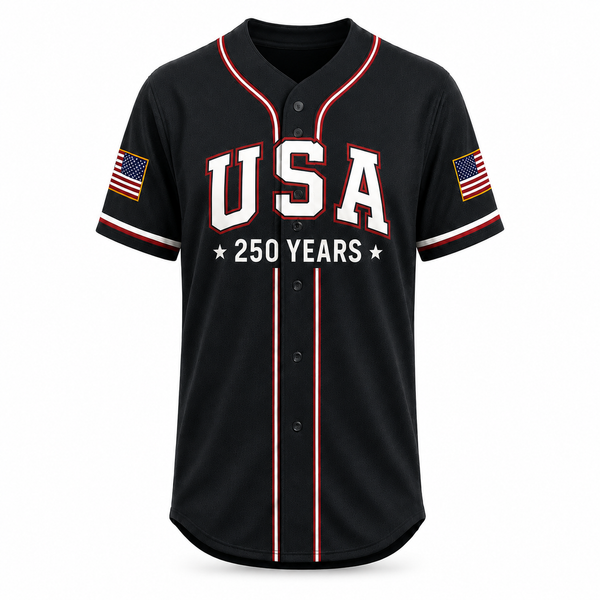 Statue of Liberty 250 Years - USA 250th Anniversary Baseball Jersey