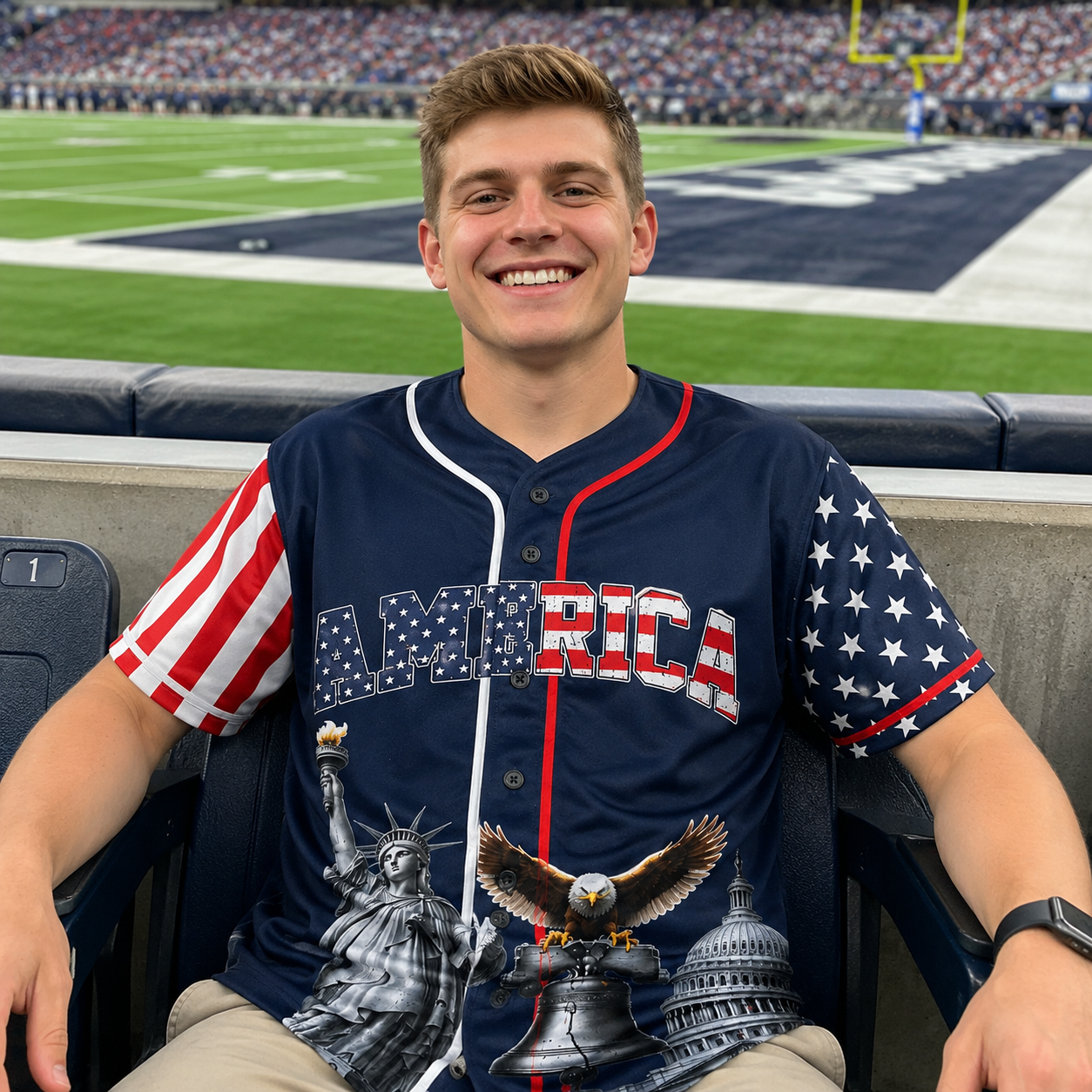 We The People America 250 Years - USA 250th Anniversary Baseball Jersey