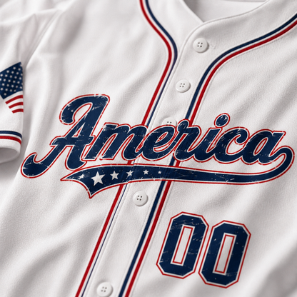 Personalized Liberty Statue Baseball Jersey - Patriotic USA Shirt