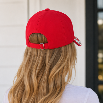 Rhinestone American Flag Sparkle 250 Years of Freedom Hat – Patriotic Baseball Cap