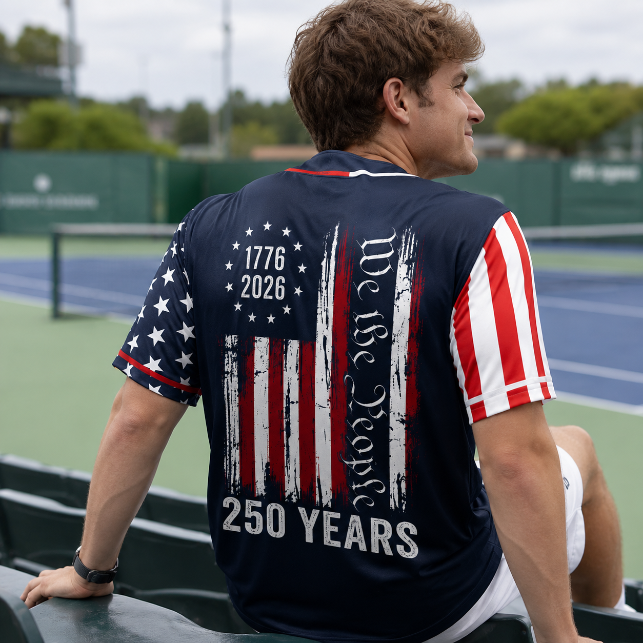 We The People America 250 Years - USA 250th Anniversary Baseball Jersey