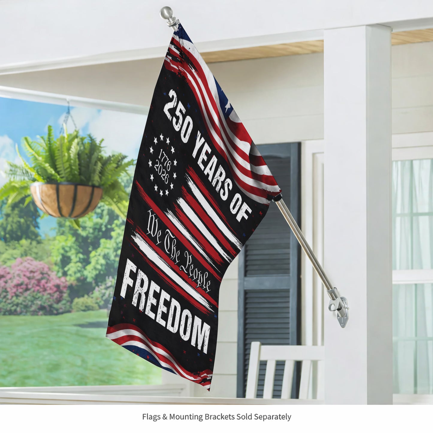 USA 250th Anniversary American Flag, 250 Years Of Freedom