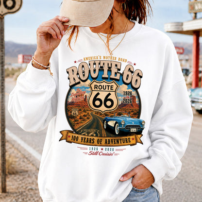 Custom Route 66 100th Anniversary Shirt - Personalize Car Unisex Tee