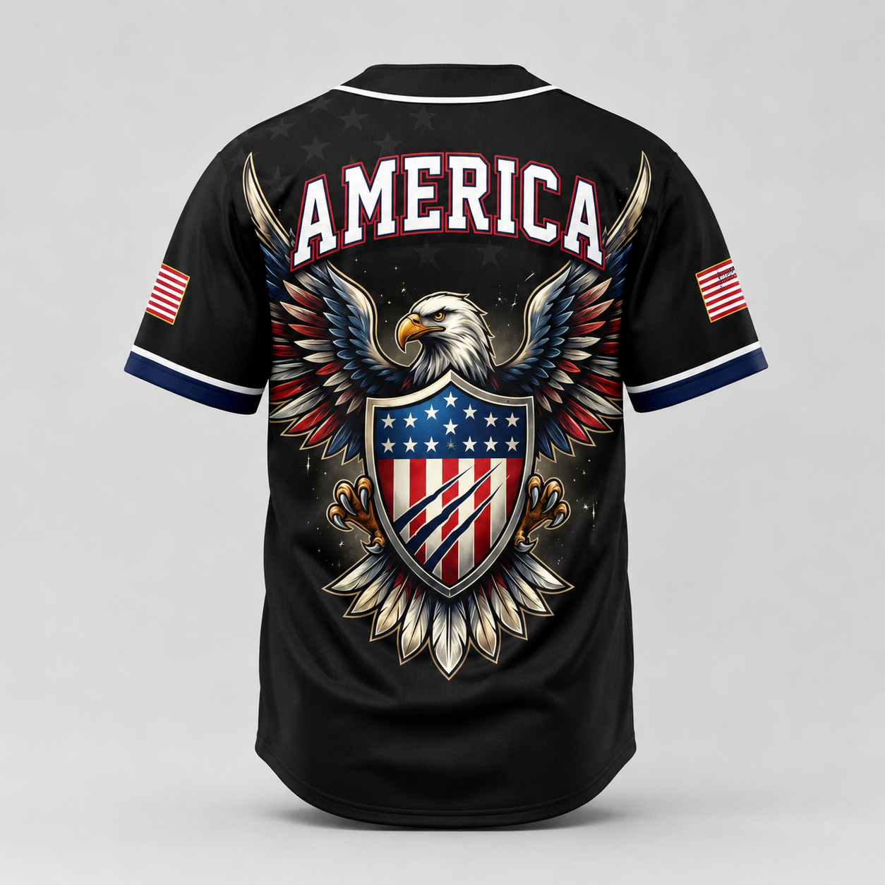 Statue of Liberty 250 Years - USA 250th Anniversary Baseball Jersey