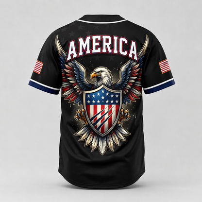 Statue of Liberty 250 Years - USA 250th Anniversary Baseball Jersey
