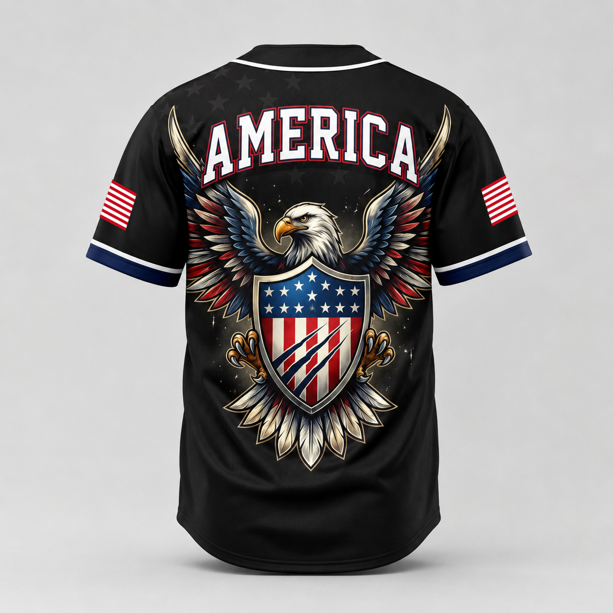 American Freedom Eagle - USA 250th Anniversary Baseball Jersey