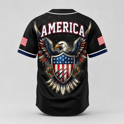 American Freedom Eagle - USA 250th Anniversary Baseball Jersey