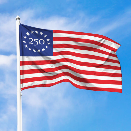 250th Anniversary American Flag, Betsy Ross 250 Patriotic USA