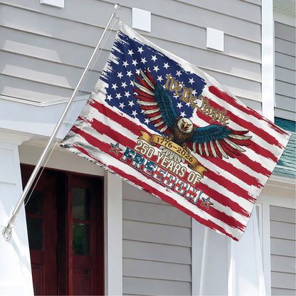 USA 250th Anniversary Flag – We The People with Eagle & Freedom Design, 1776-2026