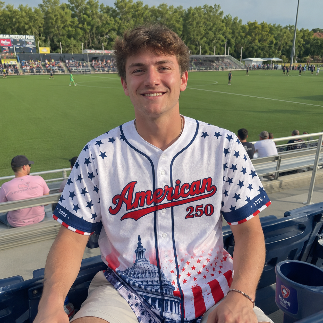 The Capitol Eagle Patriotic - USA 250th Anniversary Baseball Jersey