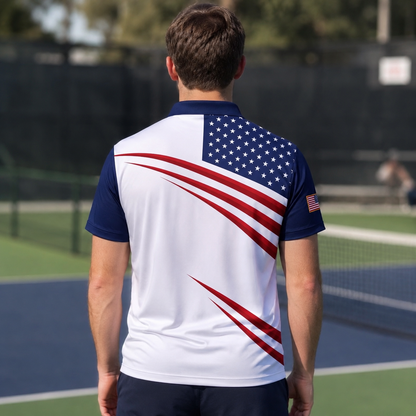 Patriotic Eagle 1776-2026 - USA 250th Anniversary Polo Shirt