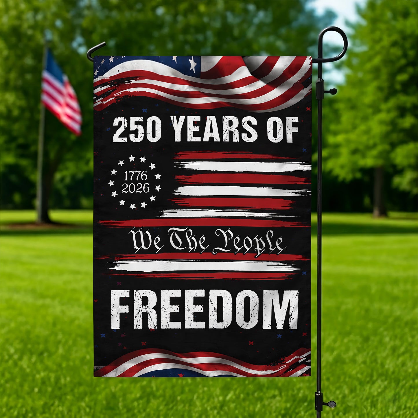 USA 250th Anniversary American Flag, 250 Years Of Freedom