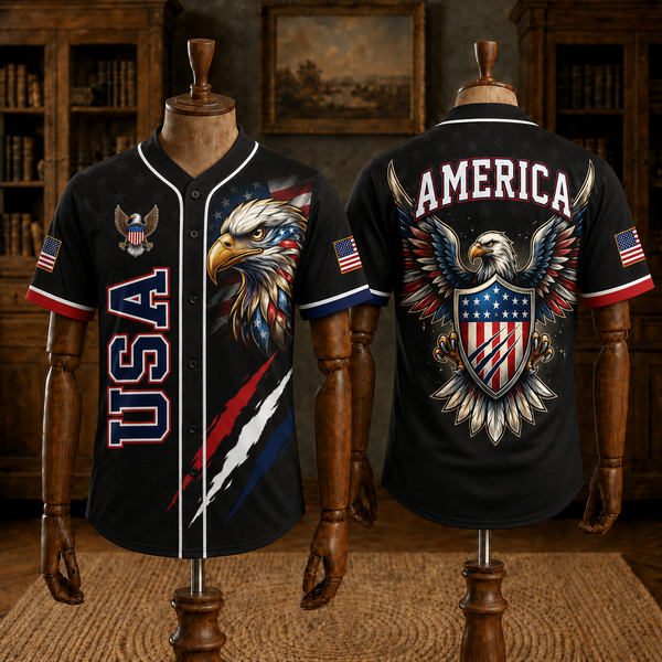 American Freedom Eagle - USA 250th Anniversary Baseball Jersey