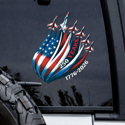 🔥 LIMITED TIME OFFER - God Bless America 250th Anniversary High Quality UV DTF 3D Decal