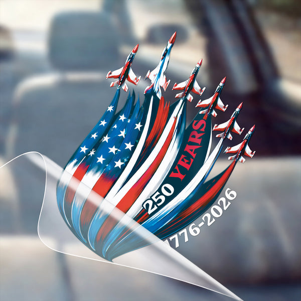 🔥 LIMITED TIME OFFER - Flag Fighter Jet High Quality UV DTF 3D Decal