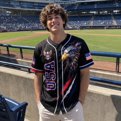 American Freedom Eagle - USA 250th Anniversary Baseball Jersey