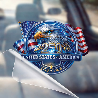 🔥 LIMITED TIME OFFER - United States of America Eagle High Quality UV DTF 3D Decal