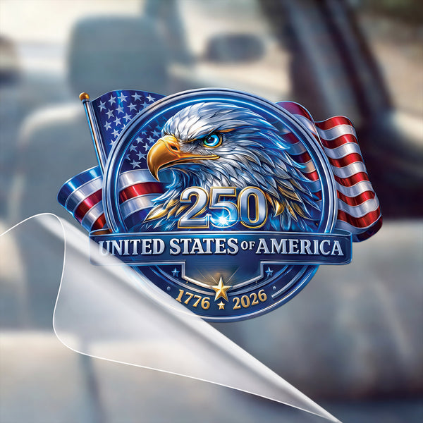 🔥 LIMITED TIME OFFER - United States of America Eagle High Quality UV DTF 3D Decal
