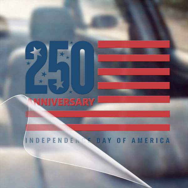 🔥 LIMITED TIME OFFER - Independence Day 250th Anniversary USA Flag High Quality UV DTF 3D Decal