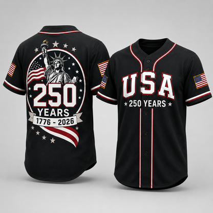 American Freedom Eagle - USA 250th Anniversary Baseball Jersey