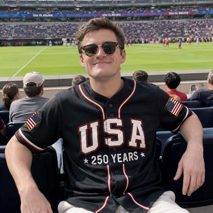 Statue of Liberty 250 Years - USA 250th Anniversary Baseball Jersey