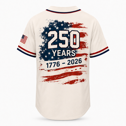 Patriotic Statue of Liberty 1776–2026 - USA 250th Anniversary Baseball Jersey Unisex Shirt