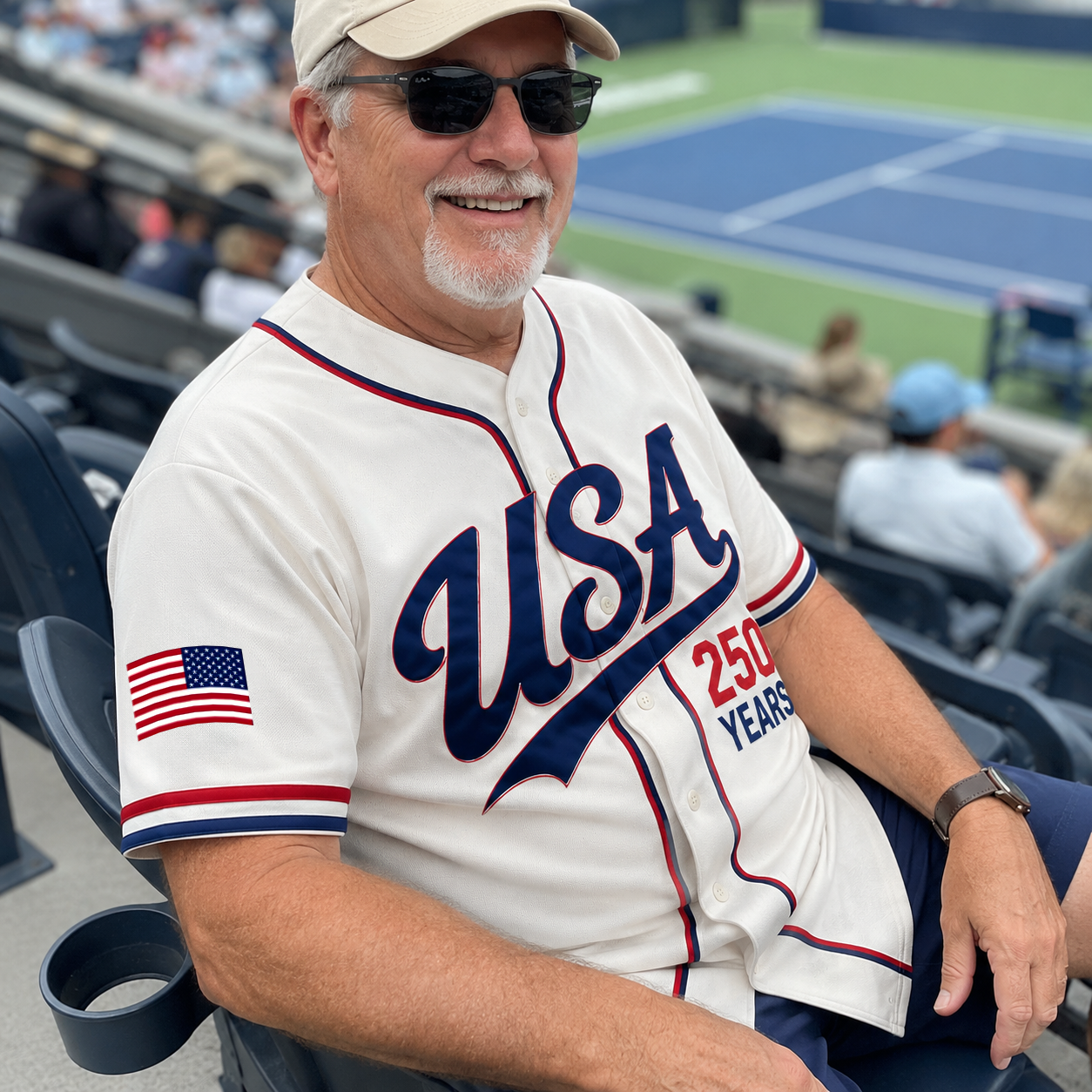 USA 250 Years 1776–2026 - USA 250th Anniversary Baseball Jersey
