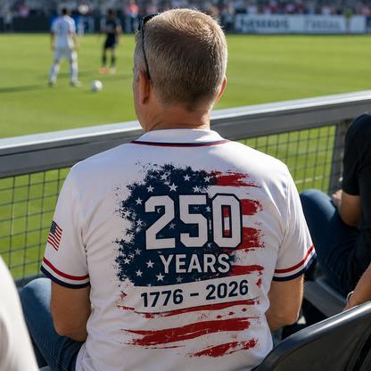 USA 250 Years 1776–2026 - USA 250th Anniversary Baseball Jersey