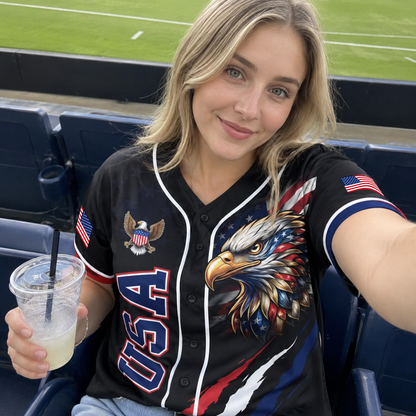 American Freedom Eagle - USA 250th Anniversary Baseball Jersey