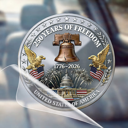 🔥 LIMITED TIME OFFER - USA 250 Years of Freedom High Quality UV DTF 3D Decal