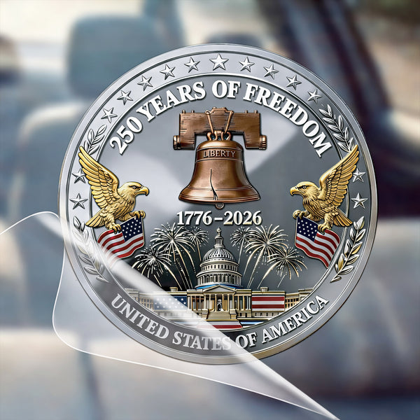 🔥 LIMITED TIME OFFER - USA 250 Years of Freedom High Quality UV DTF 3D Decal