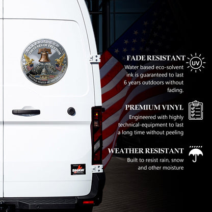 🔥 LIMITED TIME OFFER - USA 250 Years of Freedom High Quality UV DTF 3D Decal