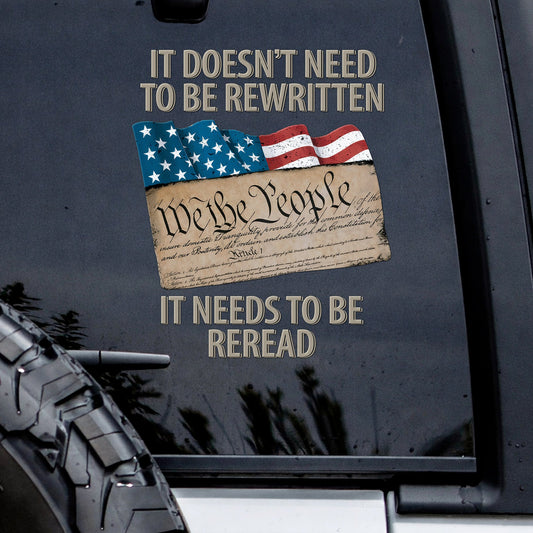 We the People – 250th Anniversary USA, American Flag, 1776-2026 High Quality UV DTF 3D Decal