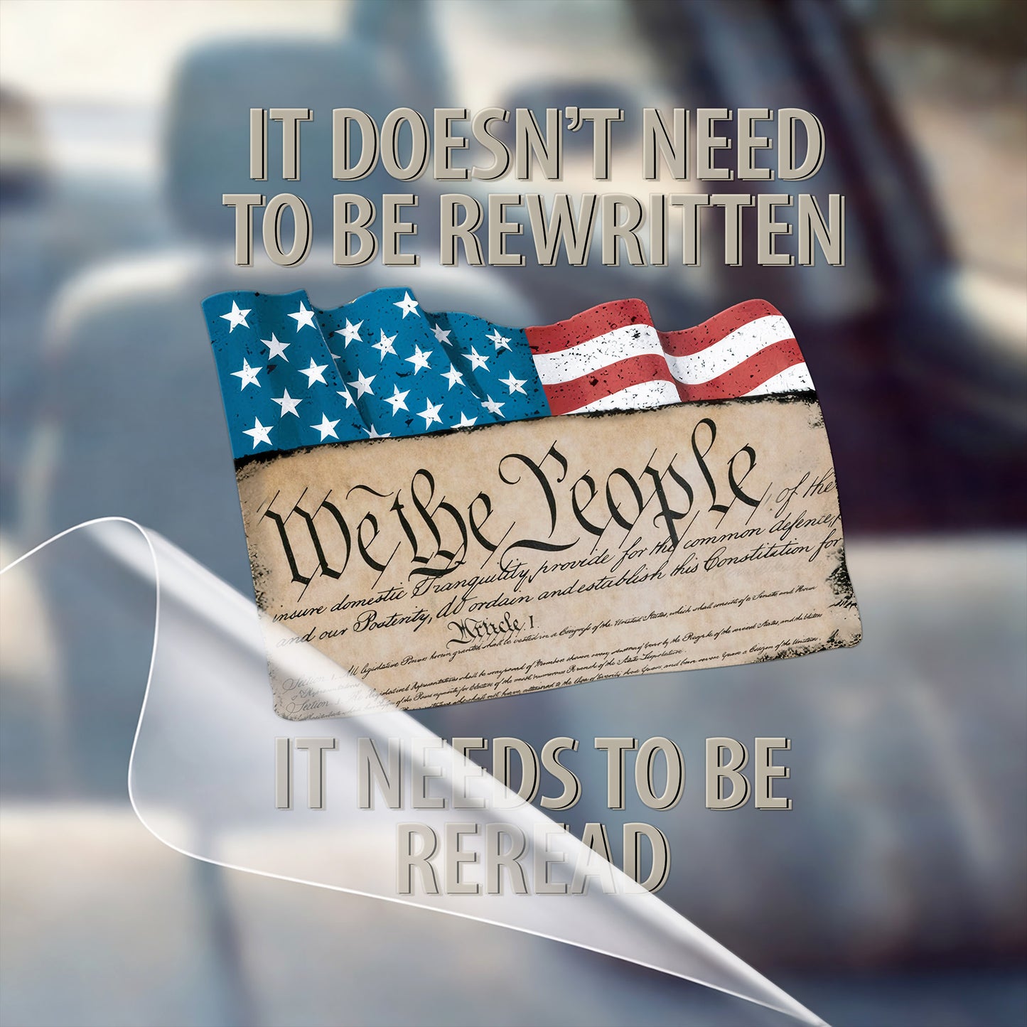 🔥 LIMITED TIME OFFER - We the People 250th Anniversary USA High Quality UV DTF 3D Decal