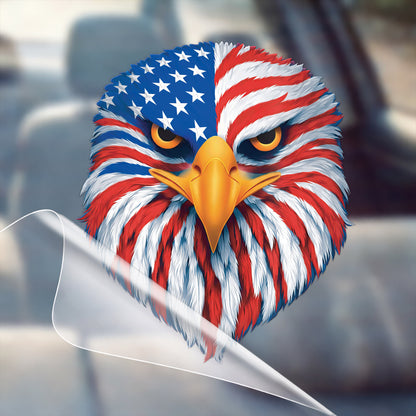 🔥 LIMITED TIME OFFER - American Eagle with Flag High Quality UV DTF 3D Decal