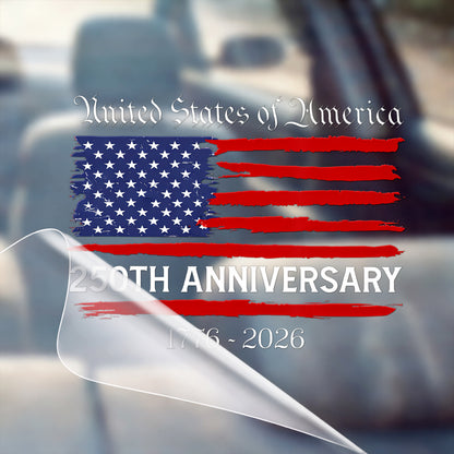 🔥 LIMITED TIME OFFER - USA 250th Anniversary High Quality UV DTF 3D Decal