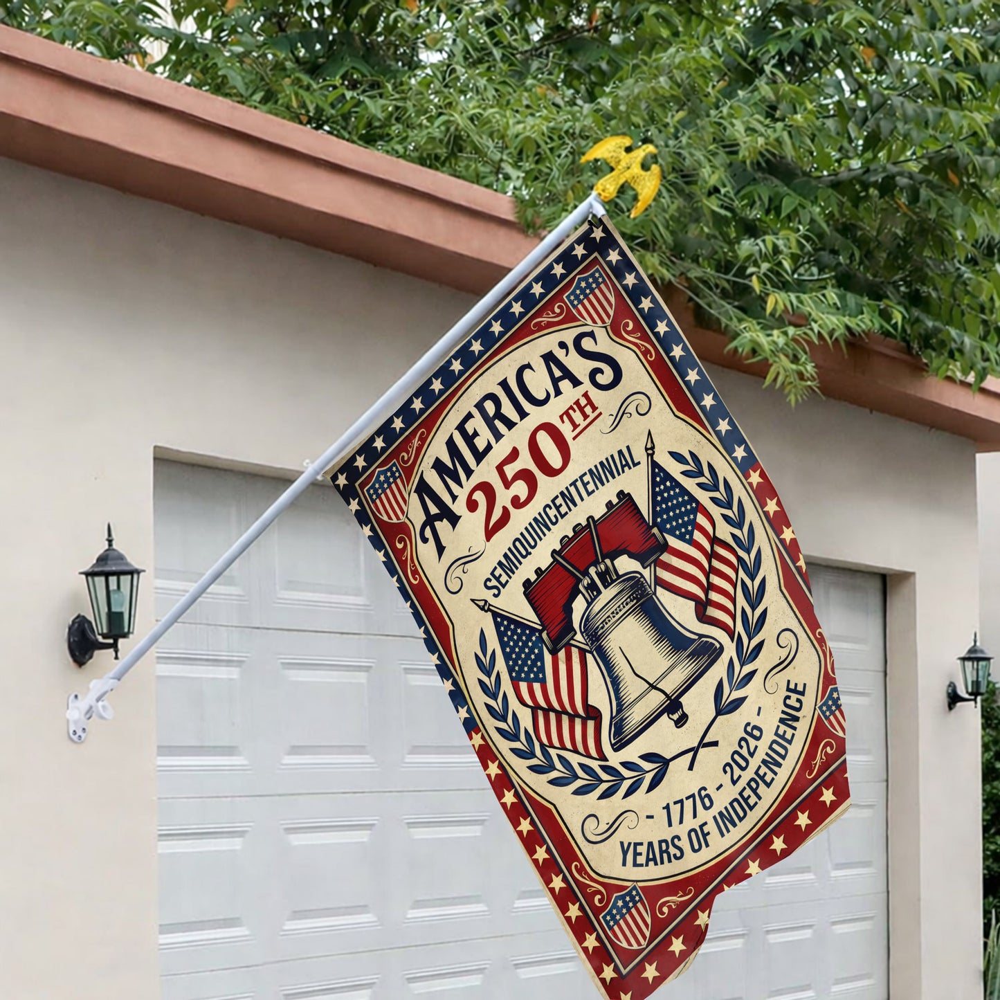 America’s 250th Anniversary, Patriotic American Flag Independence Decor