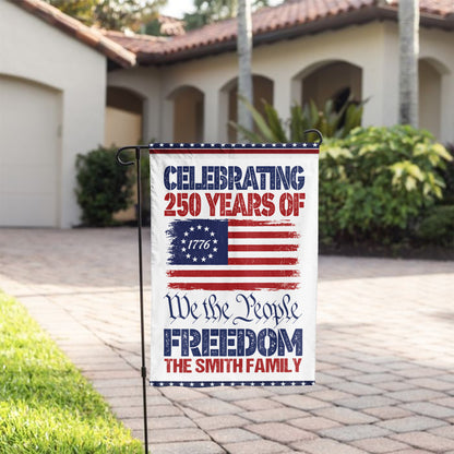 Personalized Celebrate Our America 250th Anniversary United States Flag
