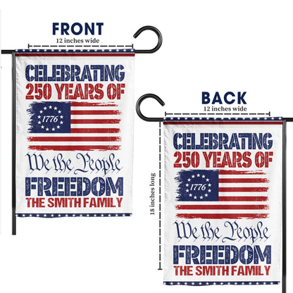 Personalized Celebrate Our America 250th Anniversary United States Flag