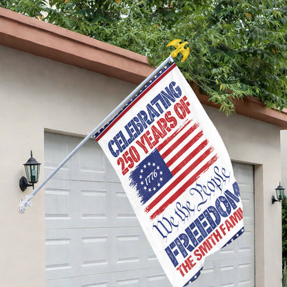 Personalized Celebrate Our America 250th Anniversary United States Flag