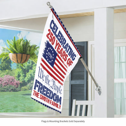 Personalized Celebrate Our America 250th Anniversary United States Flag