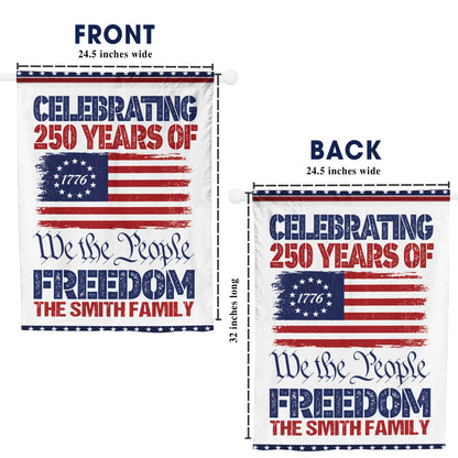 Personalized Celebrate Our America 250th Anniversary United States Flag